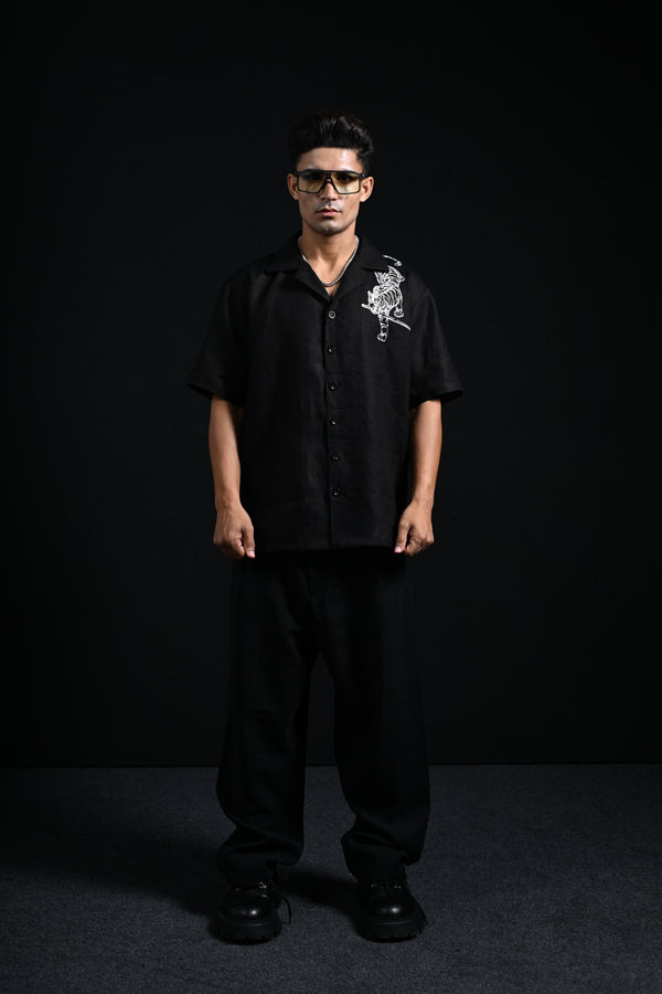 THE TIGER'S BLADE LINEN SHIRT