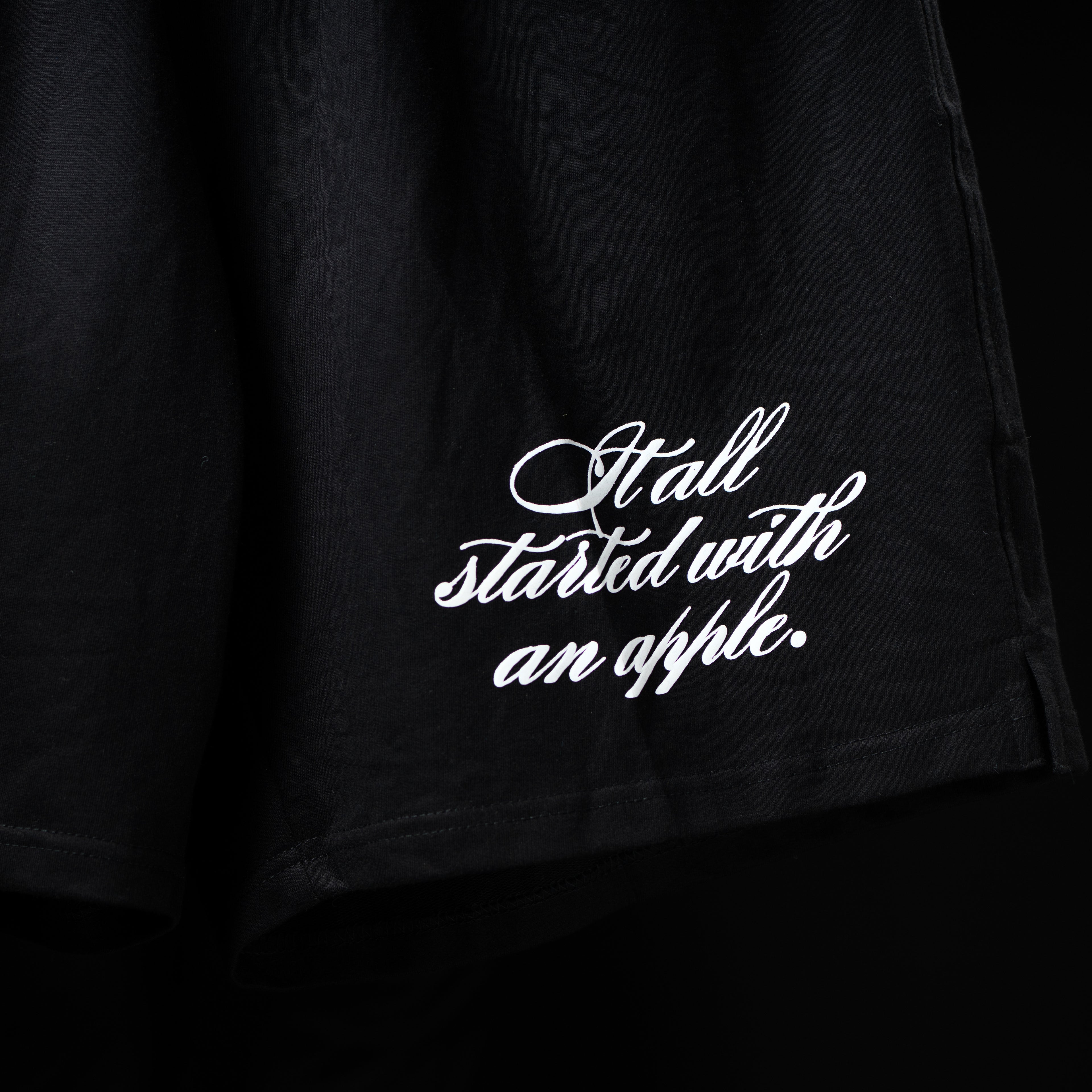 BASIC SLOGAN SHORTS