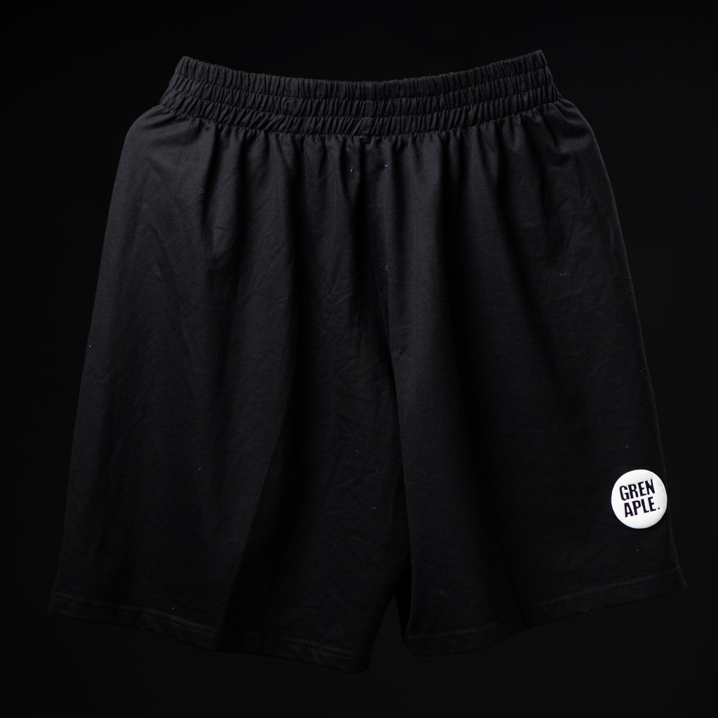 BASIC SLOGAN SHORTS